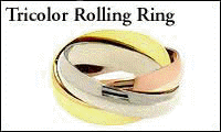 Tricolor Rolling Ring